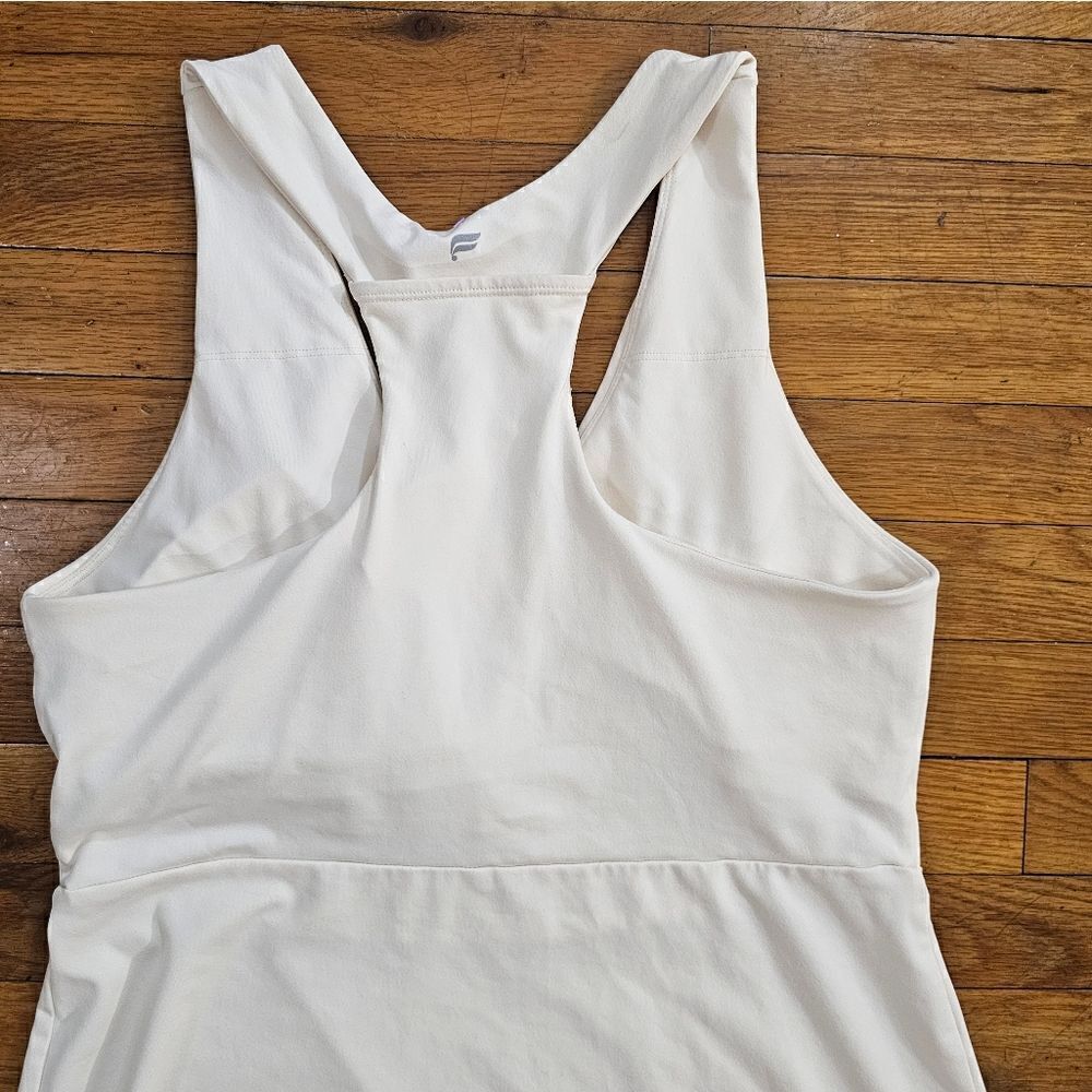 Fabletics On The Go White Built In Bra Dress Large - Picture 7 of 11
